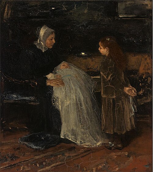 The Dry-Nurse, 1877, Jacob Maris