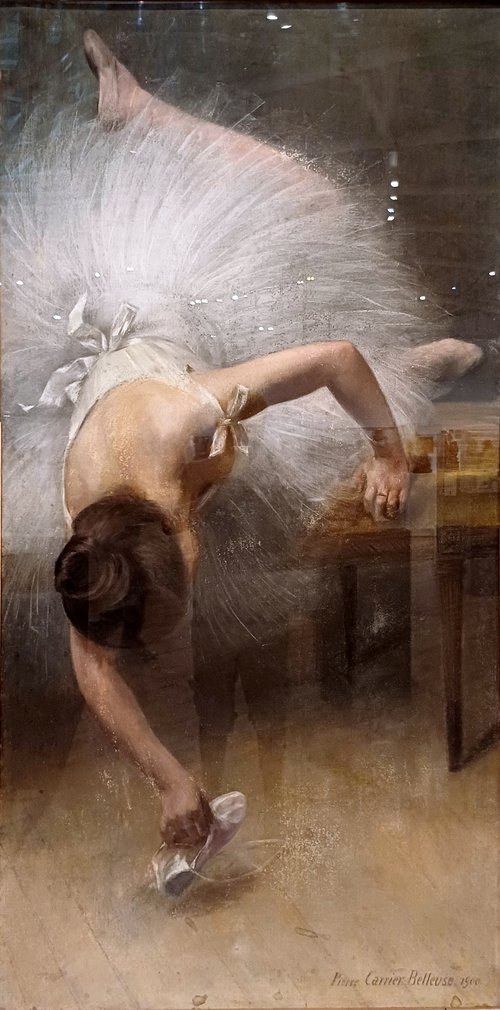 Reaching for the Ballet Shoe, 1900, Pierre Carrier-Belleuse