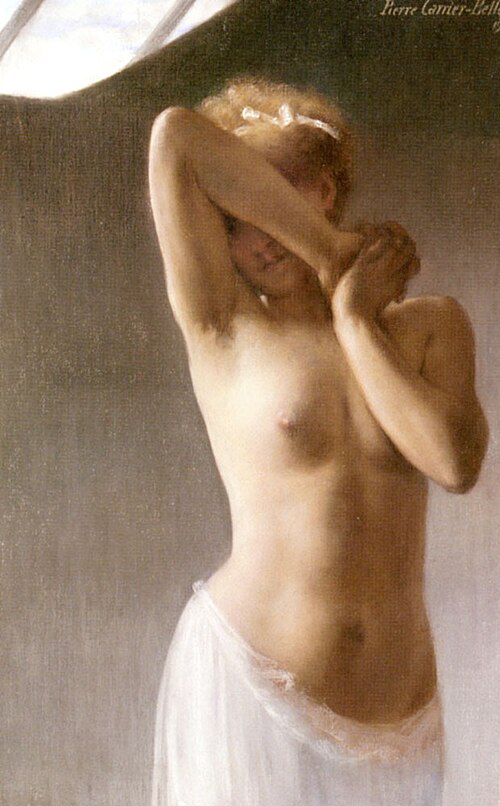 La Première Pose, 1900, Pierre Carrier-Belleuse