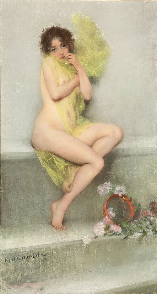 The chill, 1894, Pierre Carrier-Belleuse