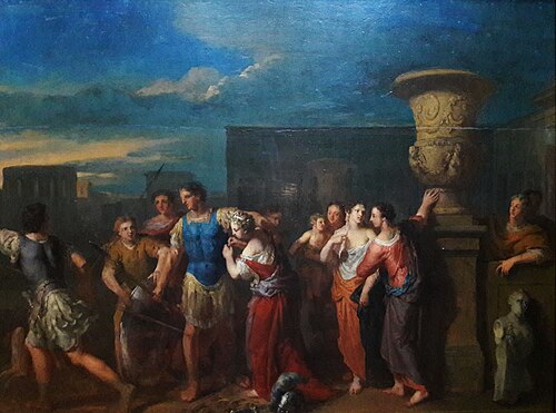 Scene from classical Antiquity., 1650, Gerard Hoet
