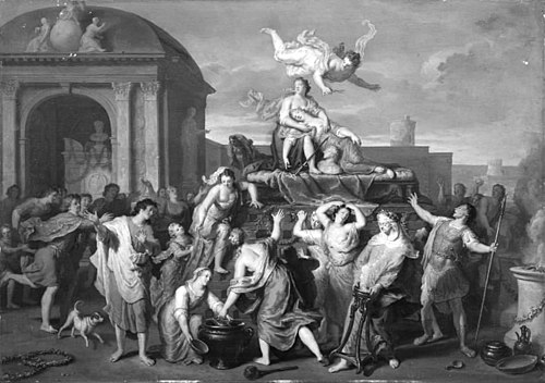 Death of Dido, 1698, Gerard Hoet