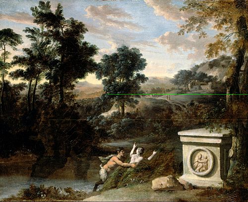 Pan and Syrinx, 1700, Gerard Hoet