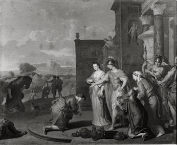 De grootmoedigheid van Scipio, 1700, Gerard Hoet