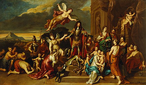 Allegorie auf Kaiser Leopold I. (1640-1705), 1672, Gerard Hoet