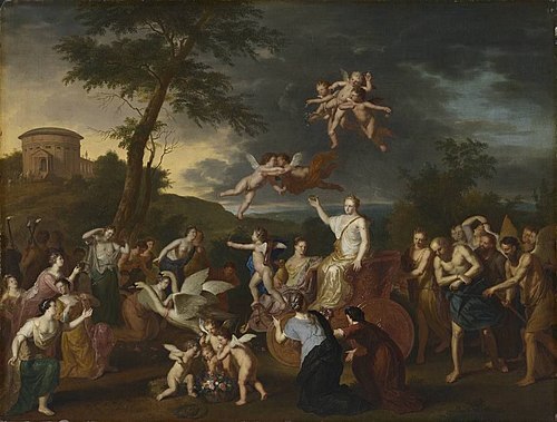 Triumphzug der Venus, 1690, Gerard Hoet