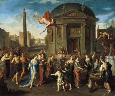 Mercury and Herse, 1710, Gerard Hoet