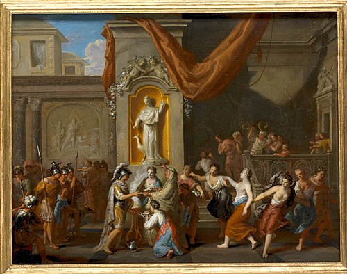 Huwelijk van Alexander de Grote en Roxanne van Bactrië, , Gerard Hoet
