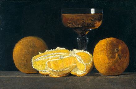 Still Life with Oranges and Goblet of Wine, 1850, John Frederick Peto