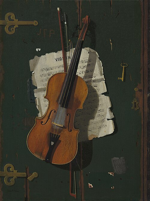 The Old Violin, 1890, John Frederick Peto