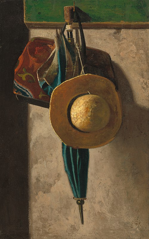 Straw Hat, Bag, and Umbrella, , John Frederick Peto