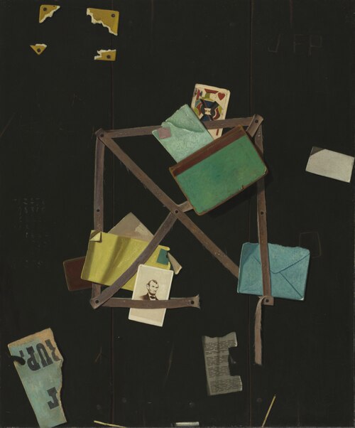 Card Rack with a Jack of Hearts, 1895, John Frederick Peto