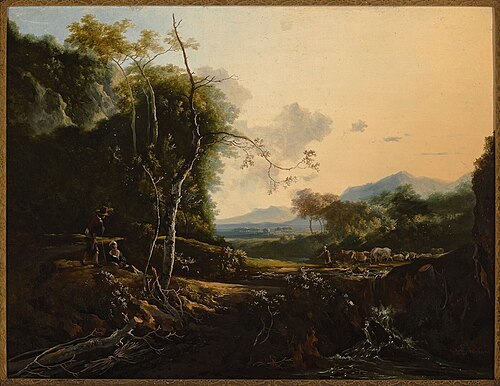 Italianate Landscape, 1670, Adam Pynacker