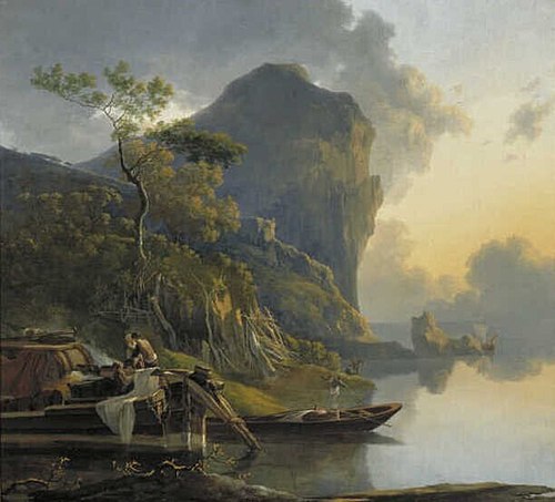 On the Shore of a Lake, 1670, Adam Pynacker
