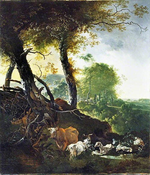Landscape with Animals, 1665, Adam Pynacker