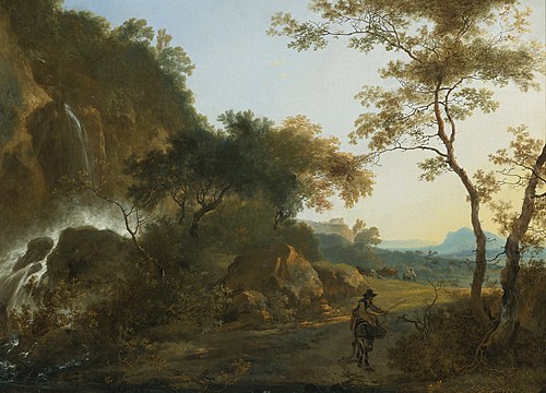 Landscape with Waterfall (1654), 1654, Adam Pynacker