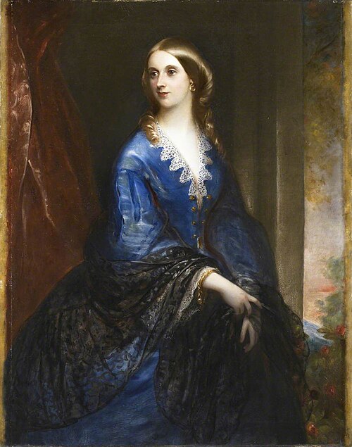 Maria Harriet Hesketh, Lady Palk (1826-1905) later Baroness Haldon, 1860, Filippo Grispini