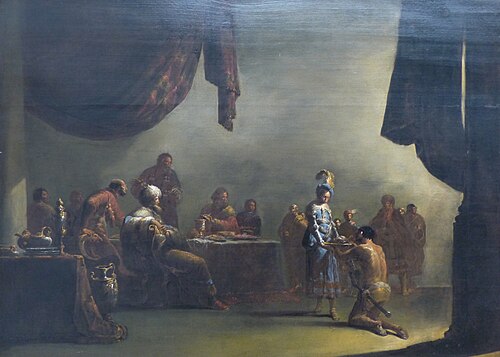 Salomé recevant la tête de saint Jean-Baptiste, 1637, Leonard Bramer