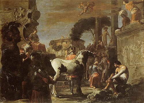 La chute de Simon le Magicien, 1623, Leonard Bramer