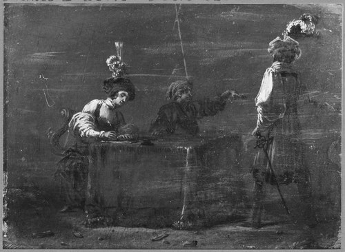 Company around a Table, , Leonard Bramer