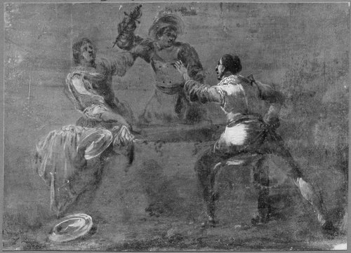 Soldiers Arguing, , Leonard Bramer