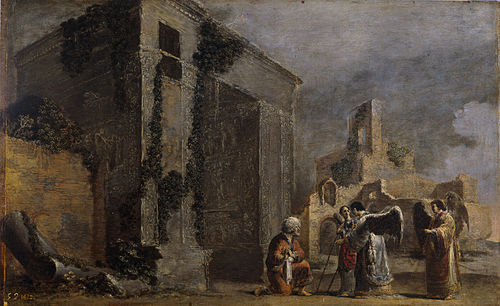 Abraham et les trois Anges, 1640, Leonard Bramer