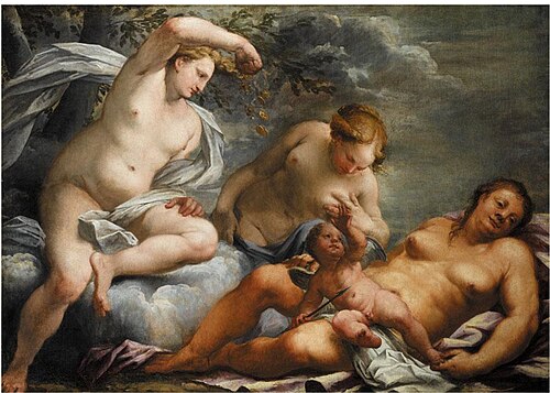 The birth of love, 1650, Pietro Liberi