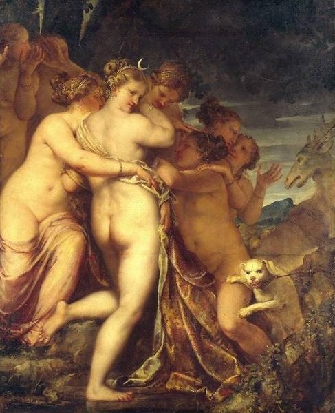 Diana  und  Acteón, 1660, Pietro Liberi