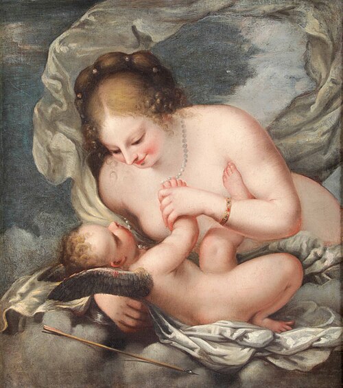 Venus and Cupid, 1650, Pietro Liberi