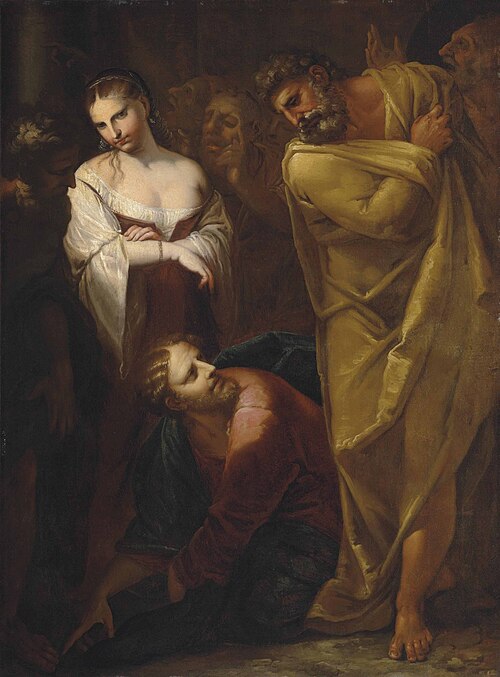 Christ and the Woman taken in Adultery, 1650, Pietro Liberi