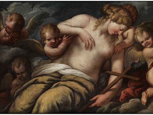 Apotheosis of St Mary Magdalen, 1650, Pietro Liberi