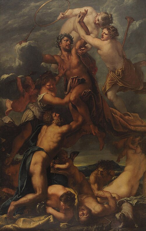The apotheosis of Emperor Leopold I, 1658, Pietro Liberi