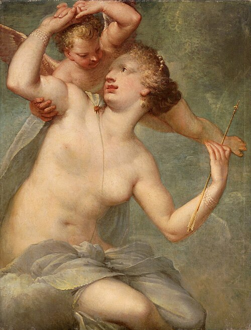Venus and Amor, 1660, Pietro Liberi