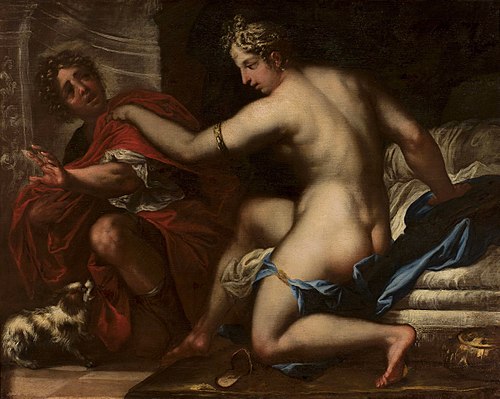 Joseph et la femme de Potiphar, 1626, Pietro Liberi
