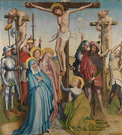 Crucifixion of Jesus, 1455, Master of the Sterzing Altarpiece