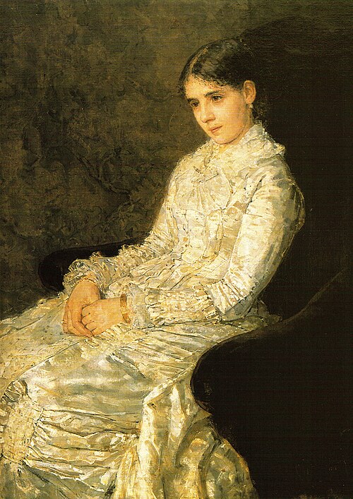 Portrait of Nanette Enthoven-Enthoven (1852-1883), 1881, Isaac Israëls