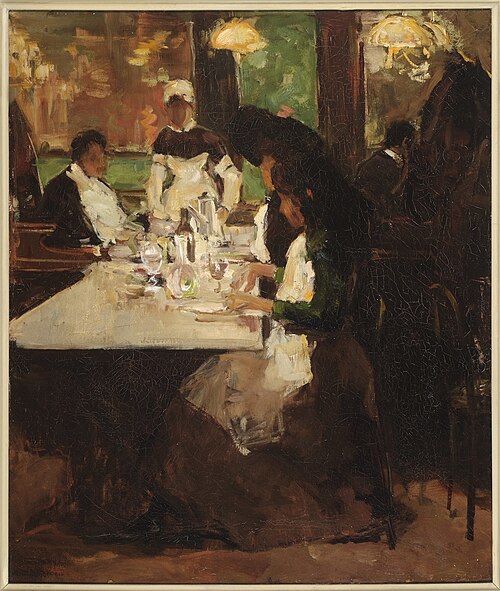 Café-interieur, 1894, Isaac Israëls