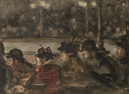 At the circus, , Isaac Israëls