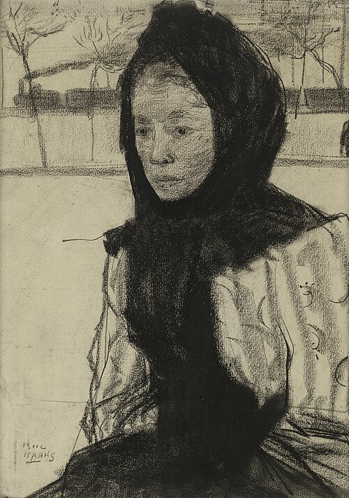 Woman with headscarf, , Isaac Israëls