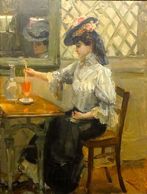 In het café, 1904, Isaac Israëls