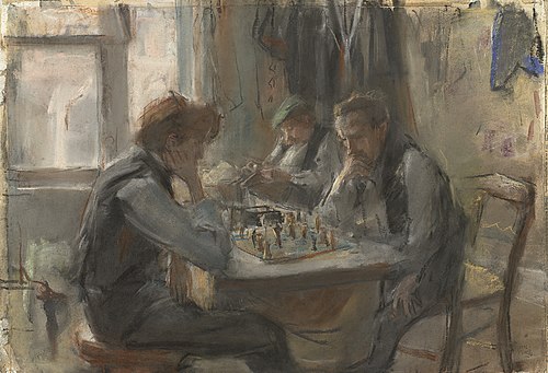 Les Joueurs d'échecs, , Isaac Israëls