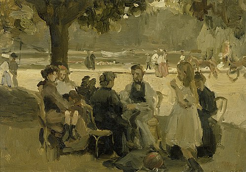 In the Bois de Boulogne near Paris, 1906, Isaac Israëls