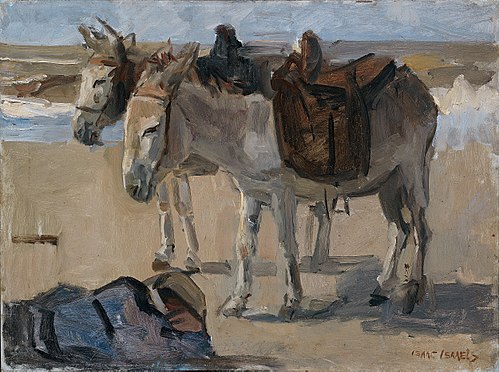 Two Donkeys, 1899, Isaac Israëls