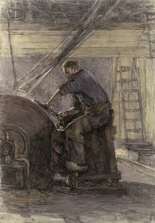 The Sharpener, 1885, Isaac Israëls