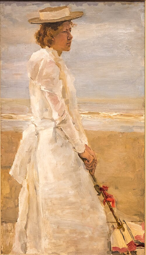 Portrait of Jacqueline Sandberg, 1900, Isaac Israëls