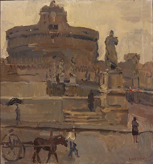 Rome, Castel Sant' Angelo, 1925, Isaac Israëls
