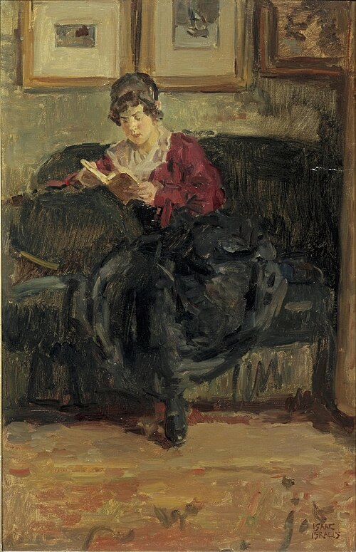 Reading girl, 1917, Isaac Israëls