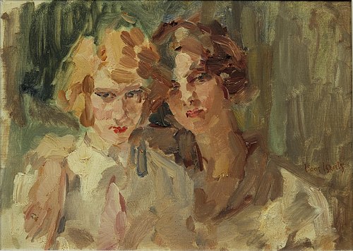 Two girls, 1915, Isaac Israëls