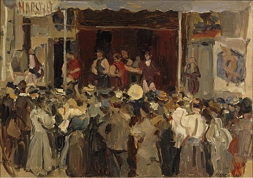 Tente de lutteur, 1910, Isaac Israëls