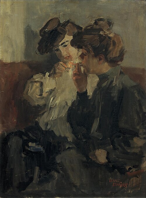 Die Zigarette, 1900, Isaac Israëls